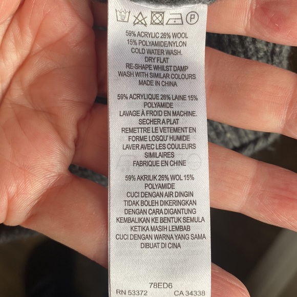 French Connection Wrap Sweater Size Medium - Picture 4 of 5